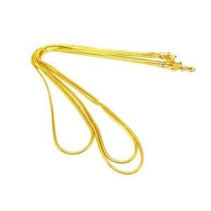 Yves Saint Laurent Necklace Gold Metal Women 2 Strands